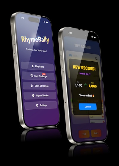 RhymeRally gameplay screenshot
